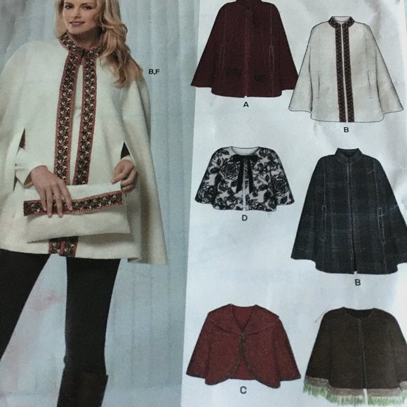 NWOT Vintage 90s Cape Sewing Pattern - Picture 6 of 6